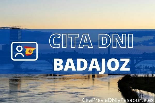 Cita previa DNI Badajoz