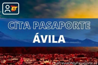 Cita previa pasaporte Ávila