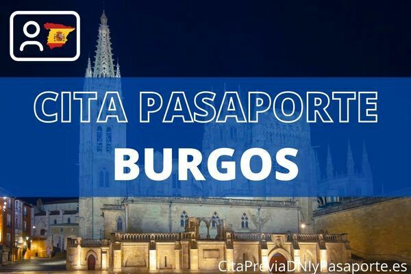 Cita previa pasaporte Burgos
