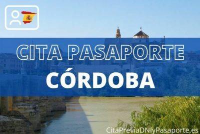 Cita previa pasaporte Córdoba