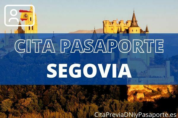 Cita previa pasaporte Segovia