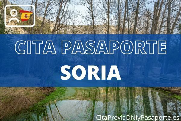 Cita Previa pasaporte Soria
