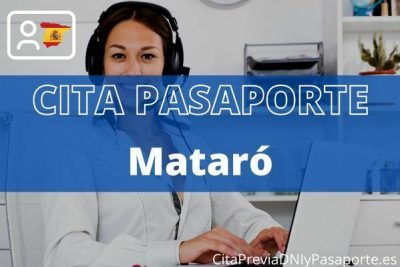 Reserva tu cita previa para renovar el Pasaporte en Mataró
