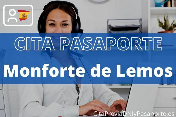 Reserva tu cita previa para renovar el Pasaporte en Monforte de Lemos
