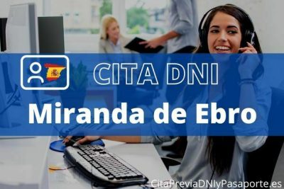 Reserva tu cita previa para renovar el DNI-e en Miranda de Ebro