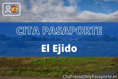 Reserva tu cita previa para renovar el pasaporte en El Ejido