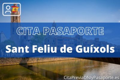 Reserva tu cita previa para renovar el Pasaporte en Sant Feliu de Guíxols