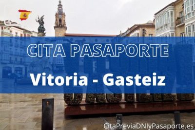 Reserva tu cita previa para renovar el pasaporte en Vitoria - Gasteiz