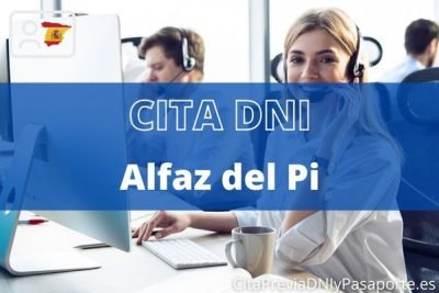 Reserva tu cita previa para renovar el DNI-e en Alfaz del Pi