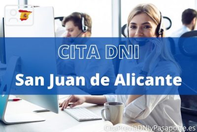 Reserva tu cita previa para renovar el DNI-e en San Juan de Alicante