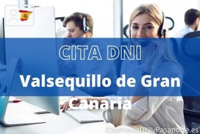 Reserva tu cita previa para renovar el DNI-e en Valsequillo de Gran Canaria