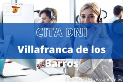 Reserva tu cita previa para renovar el DNI-e en Villafranca de los Barros