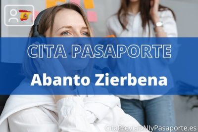 Reserva tu cita previa para renovar el Pasaporte en Abanto Zierbena
