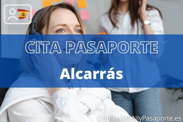 Reserva tu cita previa para renovar el Pasaporte en Alcarrás