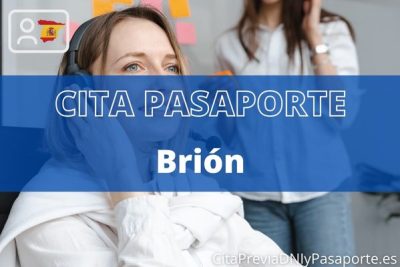 Reserva tu cita previa para renovar el Pasaporte en Brión