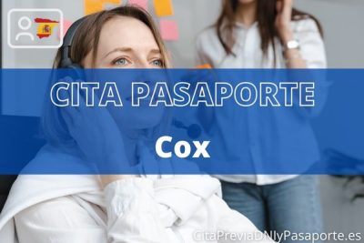 Reserva tu cita previa para renovar el Pasaporte en Cox