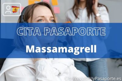 Reserva tu cita previa para renovar el Pasaporte en Massamagrell