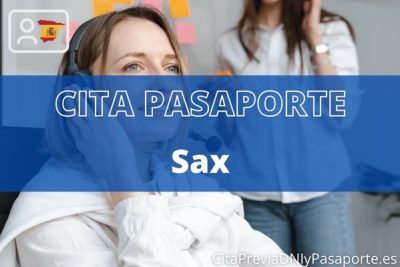 Reserva tu cita previa para renovar el Pasaporte en Sax