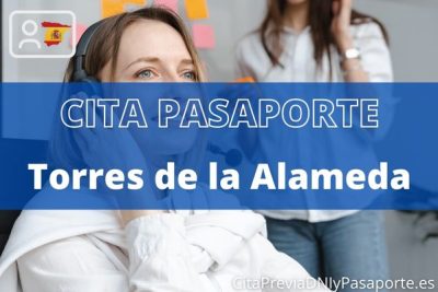 Reserva tu cita previa para renovar el Pasaporte en Torres de la Alameda