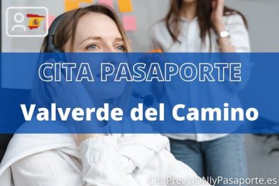 Reserva tu cita previa para renovar el Pasaporte en Valverde del Camino