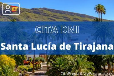 Reserva tu cita previa para renovar el DNI-e en Santa Lucía de Tirajana